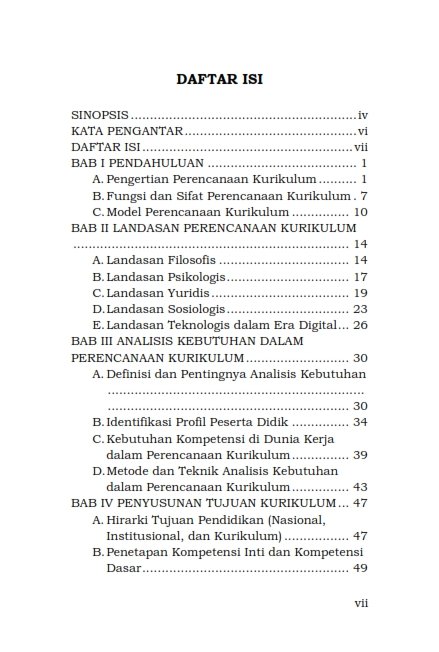 Perencanaan dan Pengembangan Kurikulum - Image 2
