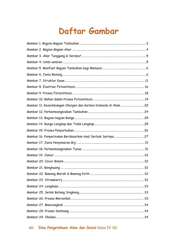 Ilmu Pengetahuan Alam dan Sosial Terintergrasi Active Learning (Buku Siswa SD/MI Kelas IV Semester 1) - Image 4