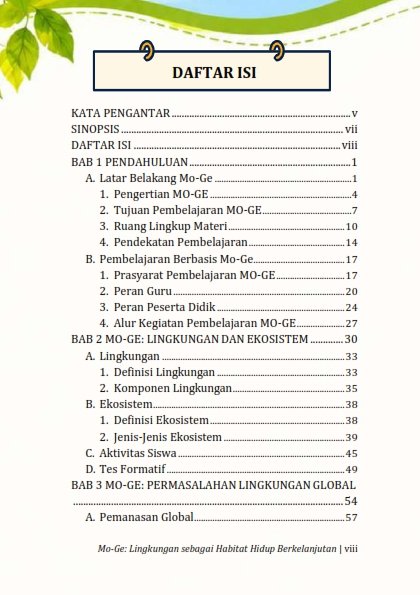 Mo-Ge: Lingkungan sebagai Habitat Hidup Berkelanjutan Untuk Siswa SMA Kelas XI - Image 2