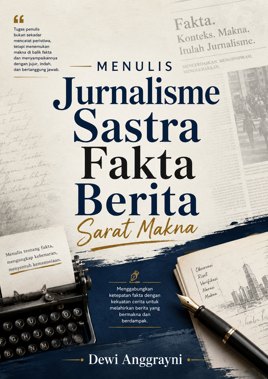 Menulis Jurnalisme Sastra Fakta Berita Sarat Makna