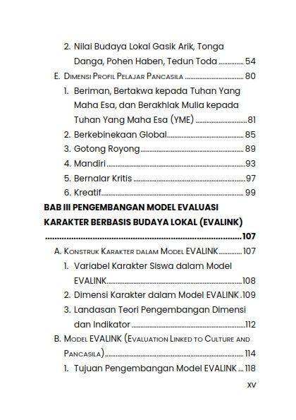 MODEL EVALINK: Evaluasi Karakter Siswa Berbasis Nilai Budaya Lokal Terintegrasi Profil Pelajar Pancasila - Image 3