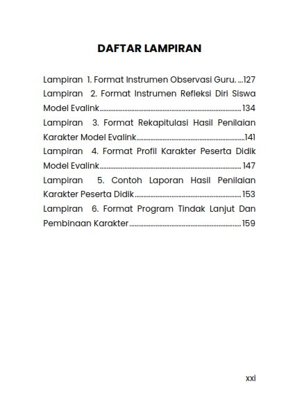 Panduan Penggunaan Instrumen dan Penilaian Model EVALINK (Evaluation Link to Cultural and Pancasila): Evaluasi Karakter Siswa Berbasis Nilai Budaya Lokal Terintegrasi Profil Pelajar Pancasila - Image 8