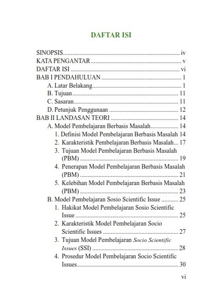 MODEL PEMBELAJARAN BERBASIS MASALAH SOCIO SCIENTIFIC ISSUE (PBMSSI) TERINTEGRASI ETNOTEMATIK - Image 2
